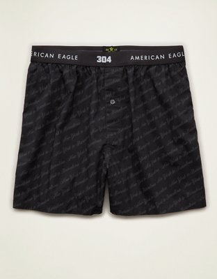 AE x Lamine Yamal Classic Stretch Cotton Boxer - Black Slash