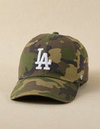 '47 Los Angeles Dodgers Camo Clean Up Hat - Camo Green