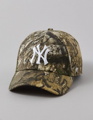 '47 Brand New York Yankees Realtree Apx Clean Up Hat - Camo Green