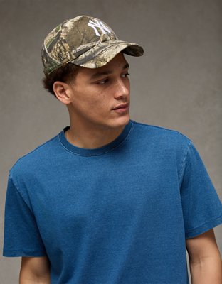 '47 Brand New York Yankees Realtree Apx Clean Up Hat - Camo Green