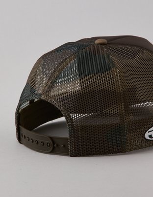 AE Honda Racing Trucker Hat - Camo Green