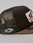 AE Honda Racing Trucker Hat - Camo Green