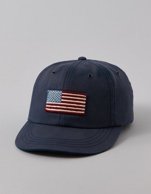 AE American Flag Dad Hat - Navy