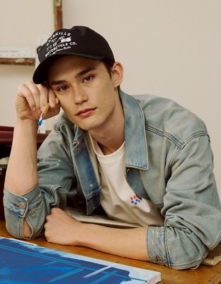 AE Catskills Retro Hat - Black