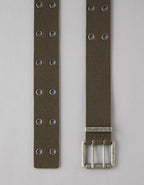 AE Suede Grommet Belt - Taupe