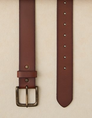 AE Casual Leather Belt - Brown