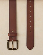AE Casual Leather Belt - Brown