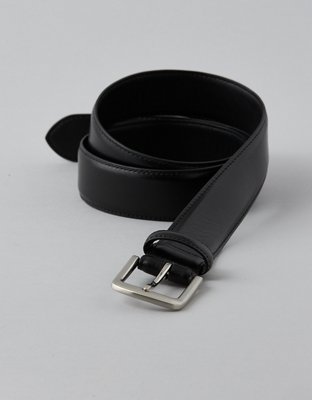 AE Leather Dress Belt - Black