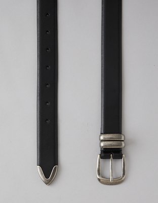 AE Western Leather Belt - Black