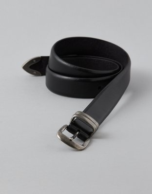AE Western Leather Belt - Black