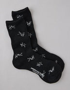 AE Graphic Crew Socks - Black