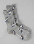 AE Snoopy Graphic Crew Socks - Grey
