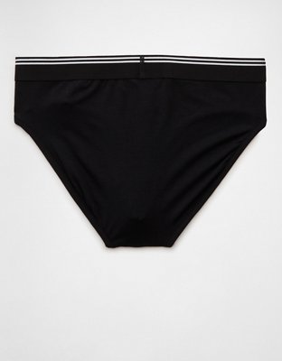 AEO Men's Ultra Soft Brief - Black