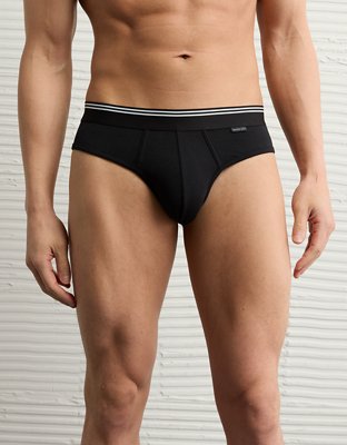AEO Men's Ultra Soft Brief - Black