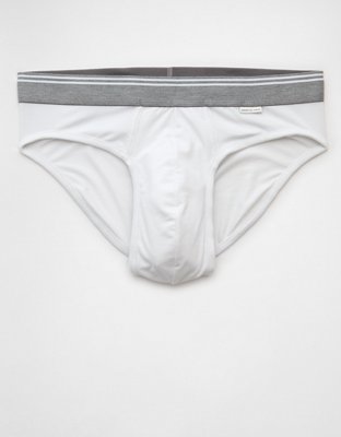 AEO Men's Ultra Soft Brief - Grey