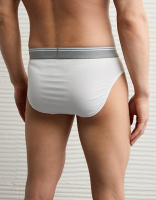 AEO Men's Ultra Soft Brief - Grey