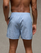 AEO Men's Poplin Classic Pocket Boxer Short - Bright Blue