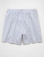 AEO Men's Poplin Classic Pocket Boxer Short - Light Blue