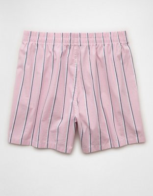 AEO Men's Poplin Classic Pocket Boxer Short - Pink