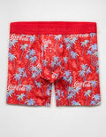 AEO Men's Coca-Cola 6" Classic Cotton Boxer Brief - Red Sand