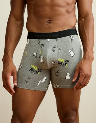 AEO Men's Halloween Snoopy 6" Classic Cotton Boxer Brief