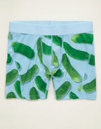 AEO Men's Food 6" Flex Boxer Brief - Light Blue