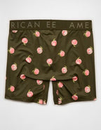 AEO Men's Food 6" Flex Boxer Brief - Olive