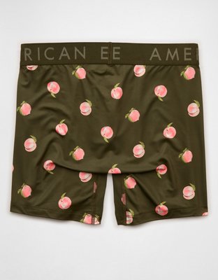 AEO Men's Food 6" Flex Boxer Brief - Olive