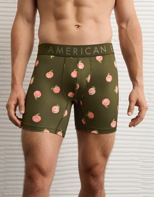 AEO Men's Food 6" Flex Boxer Brief - Olive
