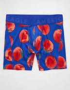 AEO Men's Food 6" Flex Boxer Brief - Cobalt Blue
