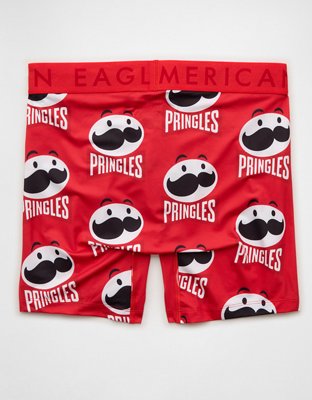 AEO Men's Pringles 6" Flex Boxer Brief - Red