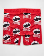 AEO Men's Pringles 6" Flex Boxer Brief - Red