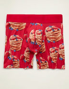 AEO Men's Food 6" Flex Boxer Brief - Red