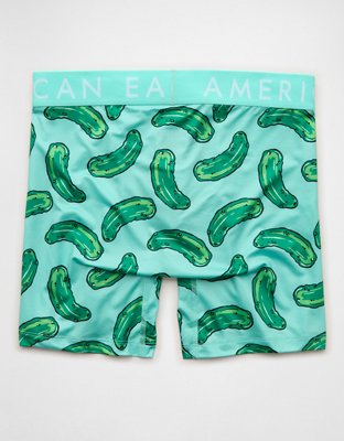 AEO Men's Food 6" Flex Boxer Brief - Mint