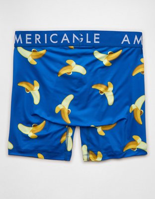 AEO Men's Food 6" Flex Boxer Brief - Cobalt