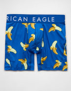 AEO Men's Food 6" Flex Boxer Brief - Cobalt