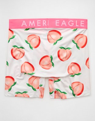 AEO Men's Food 6" Flex Boxer Brief - White