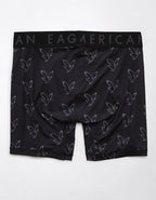 AEO Men's Eagle 6" Flex Boxer Brief - Black