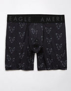 AEO Men's Eagle 6" Flex Boxer Brief - Black