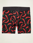 AEO Men's Food 6" Ultra Soft Boxer Brief - Charcoal