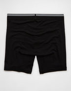 AEO Men's 6" Ultra Soft Boxer Brief - Black