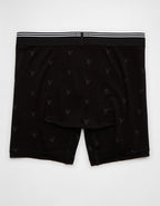 AEO Men's Eagles 6" Ultra Soft Boxer Brief - Black