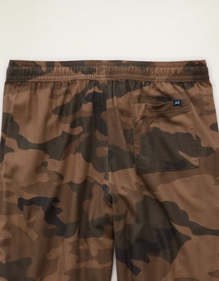 AEO Flannel PJ Pant - Camo Green