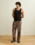 AEO Flannel PJ Pant - Camo Green