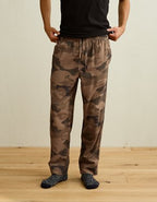 AEO Flannel PJ Pant - Camo Green
