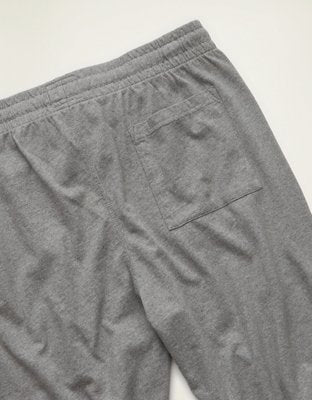 AEO Men's Jersey Jogger - Heather Gray