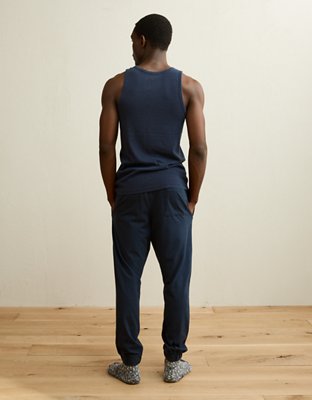 AEO Men's Jersey Jogger - Navy