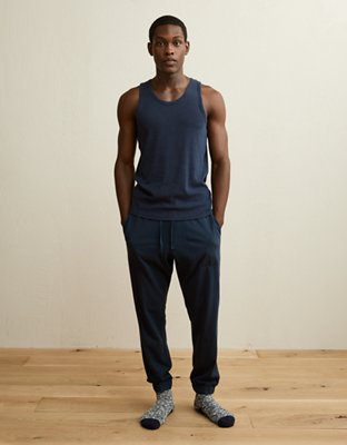 AEO Men's Jersey Jogger - Navy