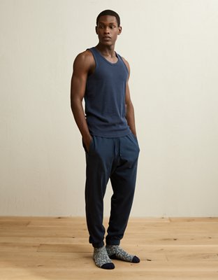 AEO Men's Jersey Jogger - Navy