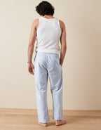 AEO Men's Oxford Lounge Pant - Light Blue